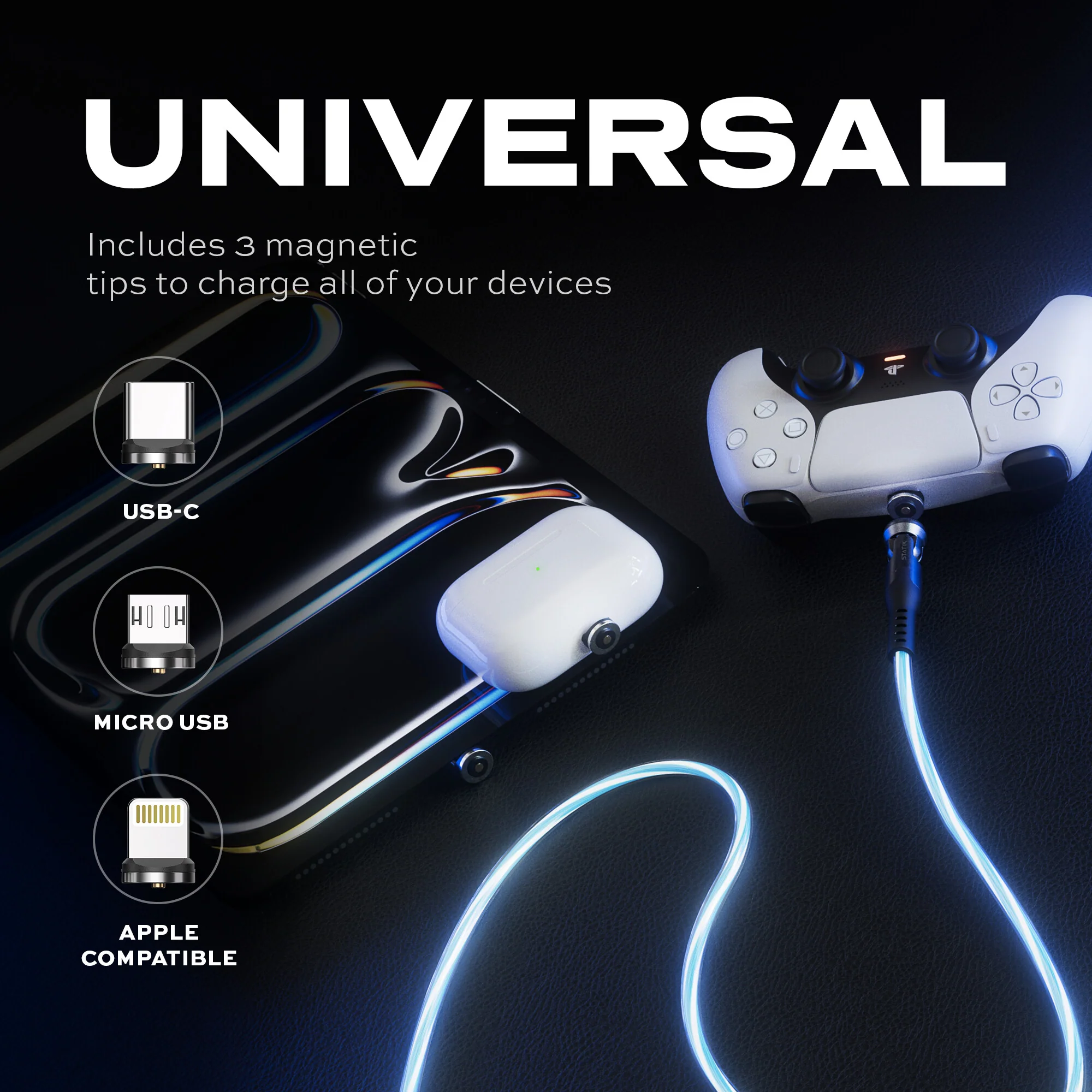 GloBright® 360 | Universal Magnetic Charge Cable - Image 7