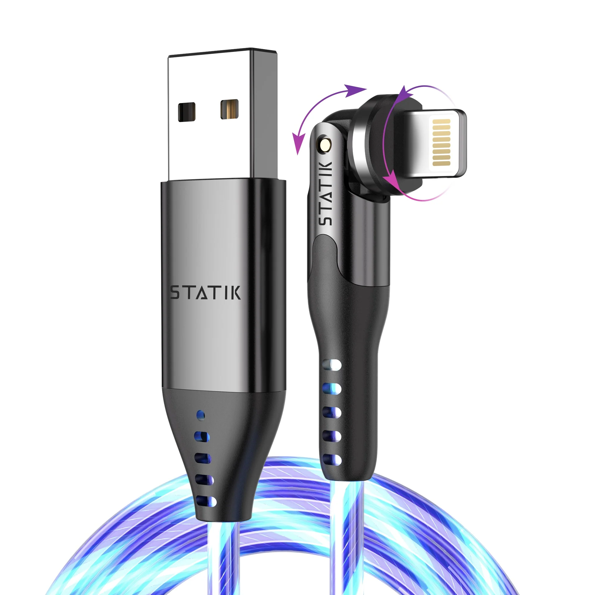 PowerPivot® GloBright® | USB-A to USB-C or Lightning | Data & Charge - Image 7