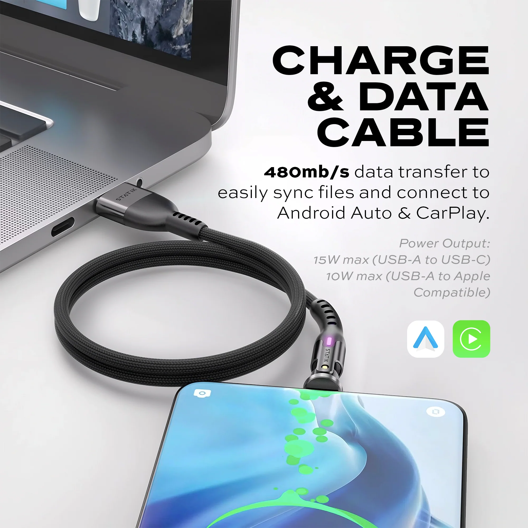 PowerPivot® | Charging & Data Transfer Cable | Rotating Head - Image 6